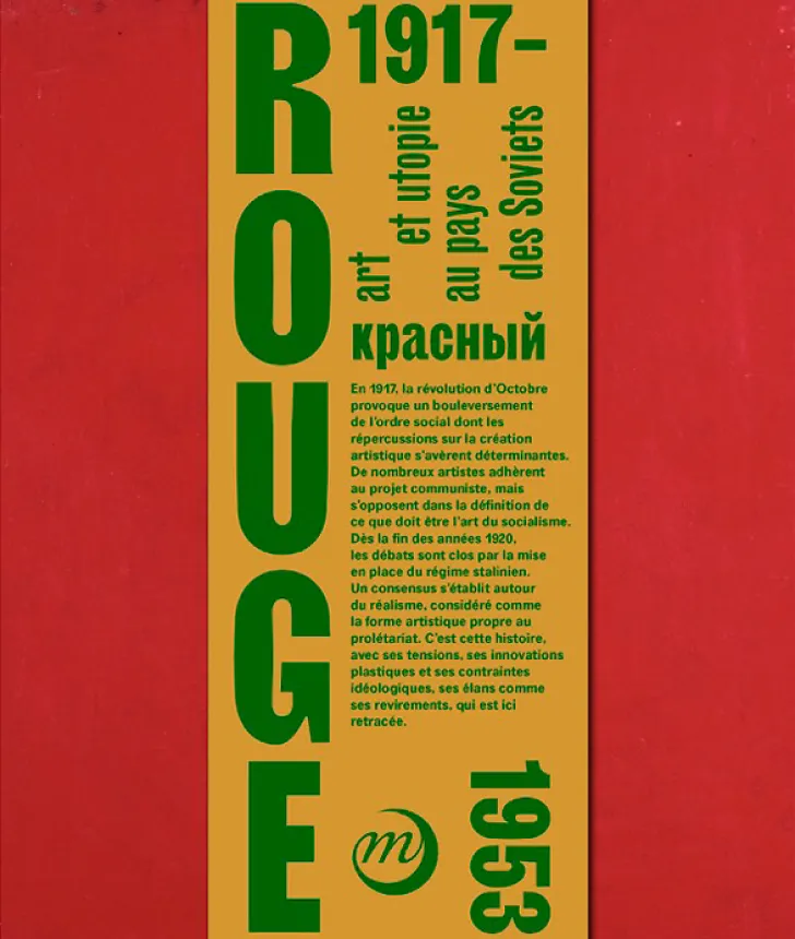 Boutiques de musées Catalogues D'Exposition-Rouge, Art et utopie au pays des Soviets - Catalogue d'exposition