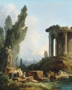 Boutiques de musées Toiles Sur Châssis|Affiches D'Art Encadrées-Ruines antiques (toiles sur châssis)