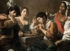 Boutiques de musées Panneaux Aluminium|Panneaux Acryliques-Réunion dans un cabaret ou Le Musicien ingénu (panneaux aluminium)