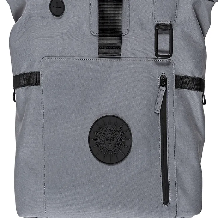 Boutiques de musées Sacs, Tote Bags-Sac à dos gris Emblèmes