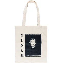 Boutiques de musées Sacs, Tote Bags-Sac Edvard Munch - Autoportrait, 1895 - 37x43 cm