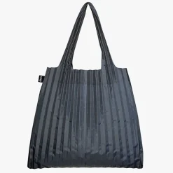 New Boutiques de musées Sac plissé Charcoal 50x42cm