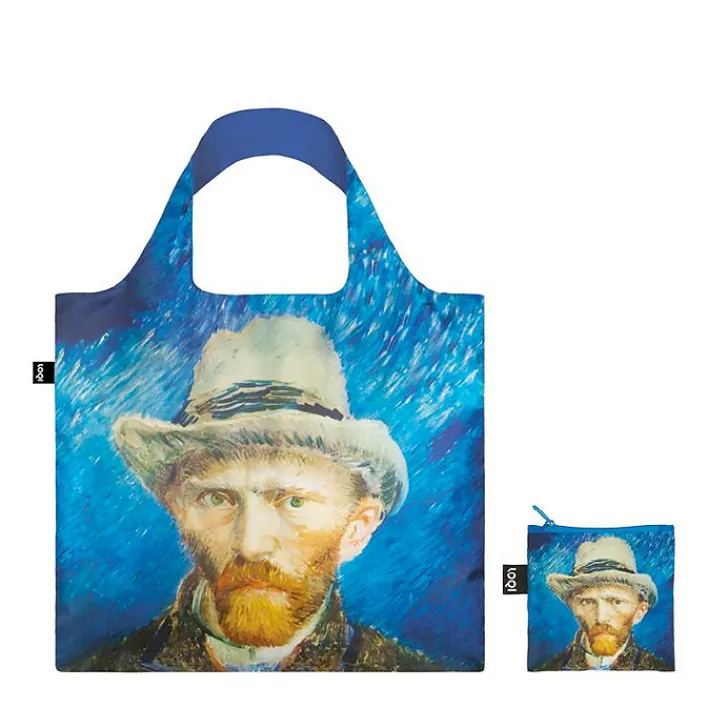 Boutiques de musées Sacs, Tote Bags-Sac Van Gogh Autoportrait au chapeau de feutre - Loqi