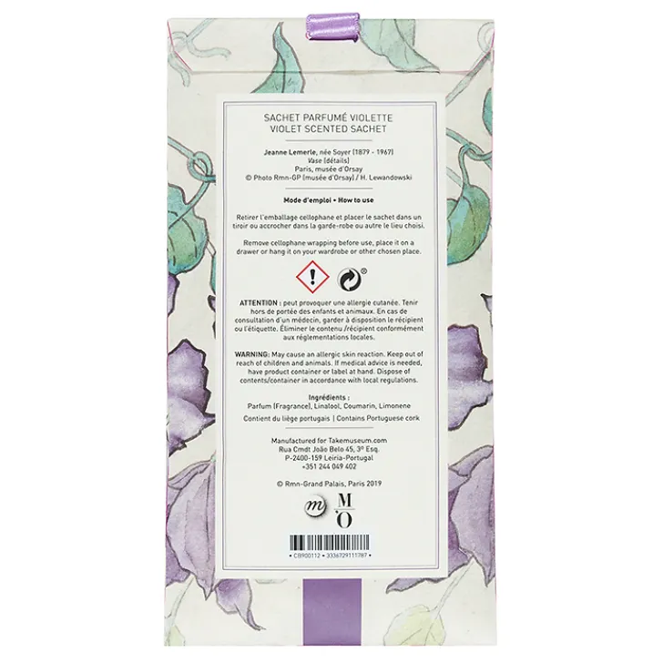 Boutiques de musées Sachet parfumé Théophile Soyer - Violette