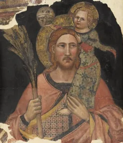 Boutiques de musées Affiches D'Art|Toiles Sans Cadre-Saint Christophe et l'Enfant Jésus (affiches d'art)