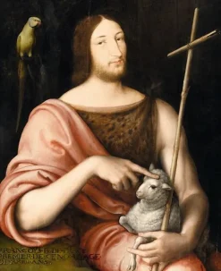Best Boutiques de musées Saint Jean Baptiste sous les traits de François Ier. Inscription apocryphe en majuscules et reprise en bas à gauche : FRANÇOYS R* DE *FRANCE* PREMIER DE CE NOM AGE DE XXIIII ANS (toiles encadrées)