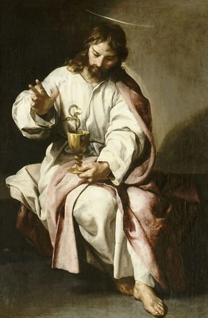 Boutiques de musées Toiles Sans Cadre-Saint Jean Evangéliste et la coupe empoisonnée (toiles sans cadre)