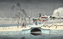 Boutiques de musées Panneaux Acryliques|Toiles Encadrées-Sanctuaire de Benten à Ikenohata, 1847-1915 (panneaux acryliques)