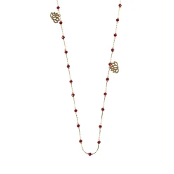 Boutiques de musées Colliers Et Pendentifs-Sautoir Nymphéas Cornaline - Les Cleias