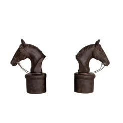 Online Boutiques de musées Serre-livres en résine Tête de cheval