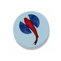 Hot Boutiques de musées Set 4 Dessous de verre en céramique Fishkoï - Gangzaï