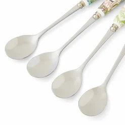 Best Boutiques de musées Set de 4 cuillères à dessert Fleurs et fruits - Morris & Co.