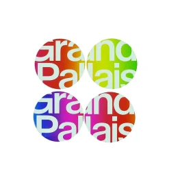 Boutiques de musées Art De La Table-Set de 4 dessous de verre Logo Grand Palais