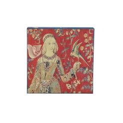 Outlet Boutiques de musées Set de 6 Dessous de verre La Dame à la licorne, les 6 tapisseries