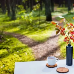 Boutiques de musées Set de 4 dessous de verre en chêne