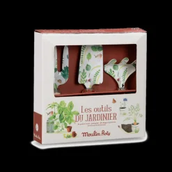 Outlet Boutiques de musées Set de 3 outils de jardinage Moulin Roty - Les outils du jardinier