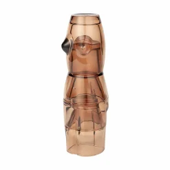 Hot Boutiques de musées Set de 4 verres empilables Corps - Brun - Doiy