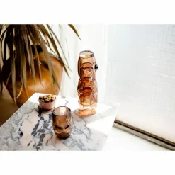 Hot Boutiques de musées Set de 4 verres empilables Corps - Brun - Doiy