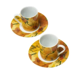 Boutiques de musées Art De La Table-Set expresso Vincent van Gogh - Les tournesols - Van Gogh Museum Amsterdam®