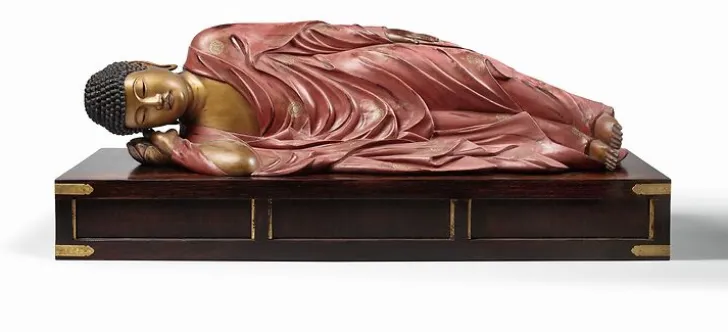 Boutiques de musées Toiles Encadrées-Shakyamuni entrant dans le nirvana (Nehan no Shaka) (toiles encadrées)