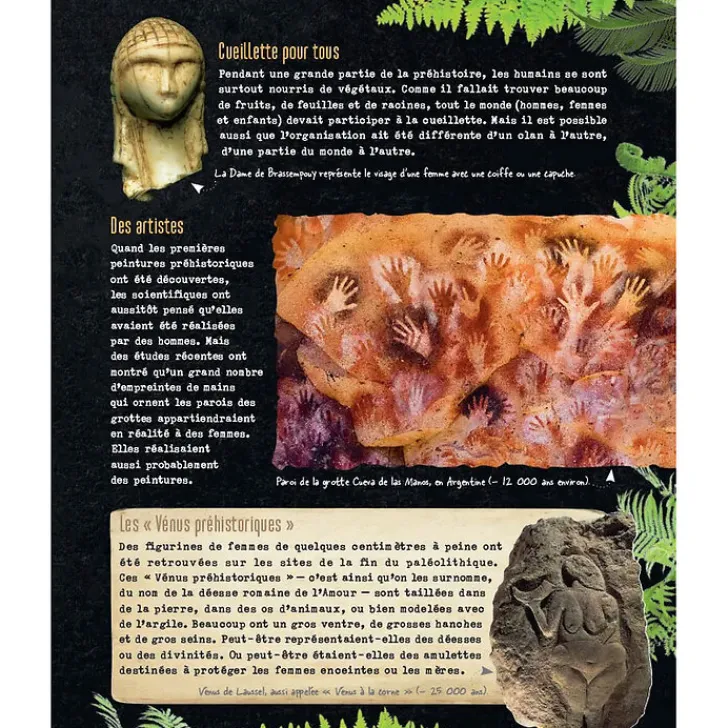 Boutiques de musées Livres Jeunesse-Si la Préhistoire m'était contée - Secrets d'Histoire junior