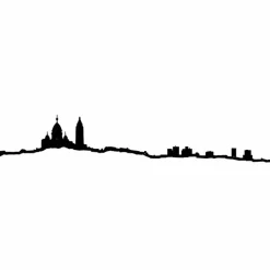 Boutiques de musées Art De La Maison-Silhouette Paris Mini 19 cm - The Line