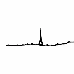 Sale Boutiques de musées Silhouette Paris Noire 50 cm - The Line