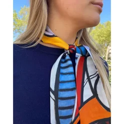 Boutiques de musées Foulards, Étoles, Châles-Silky Pablo Picasso - Grande nature morte au guéridon