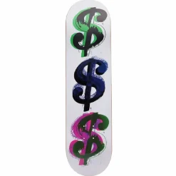 Boutiques de musées Design-Skateboard Andy Warhol - Dollar sign (9) Solo B, 1982 - The Skateroom