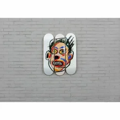 Boutiques de musées Design|Art De La Maison-Skateboards Triptyque Jean-Michel Basquiat - Untitled (Face), 1982 - The Skateroom