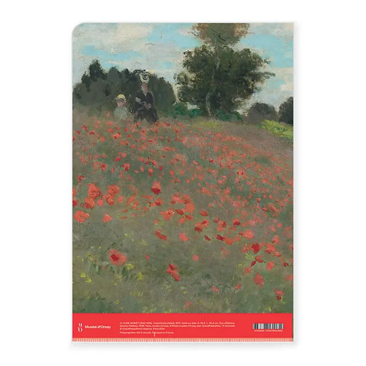 Boutiques de musées Chemises Et Sous-Chemises-Sous-chemise A4 Claude Monet - Coquelicots, 1873