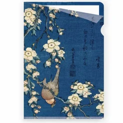 Boutiques de musées Chemises Et Sous-Chemises-Sous-chemise Katsushika Hokusai - Bouvreuil et cerisier-pleureur - A4