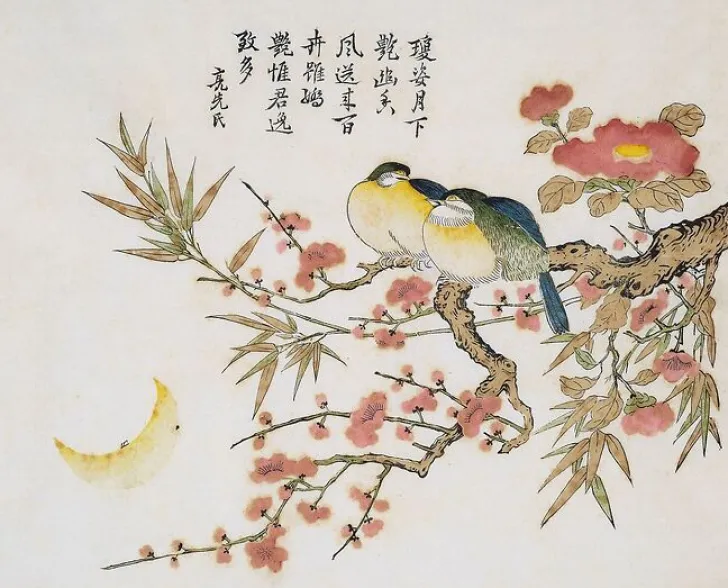 Boutiques de musées Toiles Sur Châssis|Toiles Sans Cadre-Série dite de Kaempfer : Bambou et camélias roses (toiles sur châssis)