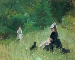 Boutiques de musées Toiles Sur Châssis|Affiches D'Art Encadrées-Sur l'herbe [Sur la pelouse ou Dans un parc] (détail) (toiles sur châssis)