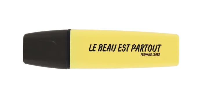Clearance Boutiques de musées Surligneur Le beau est partout - jaune