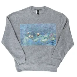 Boutiques de musées Sweat Nymphéas Gris