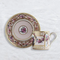 Hot Boutiques de musées Tasse et soucoupe Aux paniers