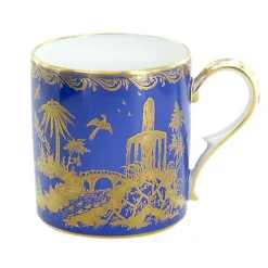 New Boutiques de musées Tasse et Soucoupe Chinoiserie Bleue