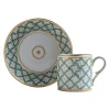 Clearance Boutiques de musées Tasse et soucoupe Quadrille vert