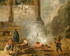 New Boutiques de musées Temple en ruines (panneaux aluminium)