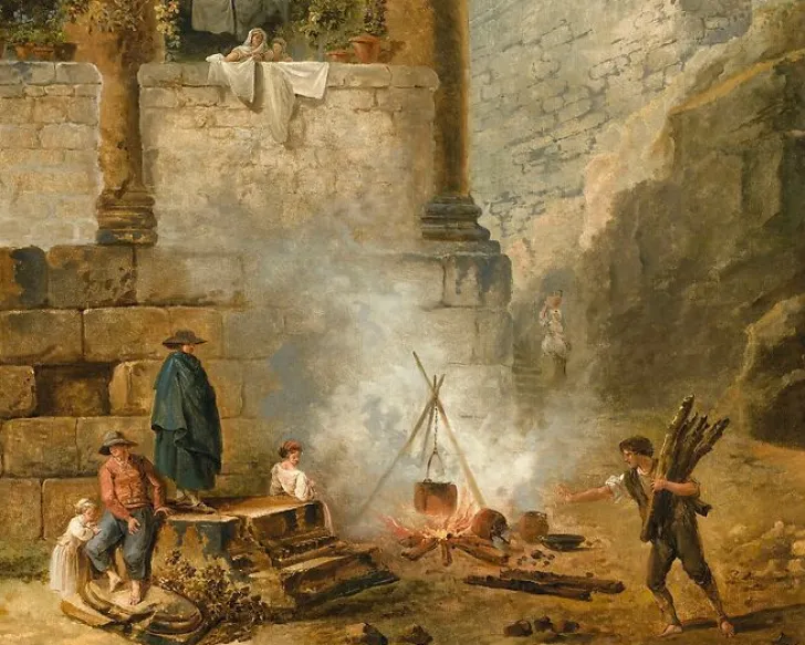 New Boutiques de musées Temple en ruines (panneaux aluminium)