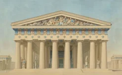 Discount Boutiques de musées Temple T à Sélinonte (Sicile) : élévation, restitution de la façade principale (panneaux aluminium)