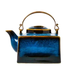 Boutiques de musées Art De La Table-Théière carrée - Bleu océan - ZaoZam