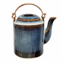 New Boutiques de musées Théière cylindre Khalam - Bleu océan - ZaoZam