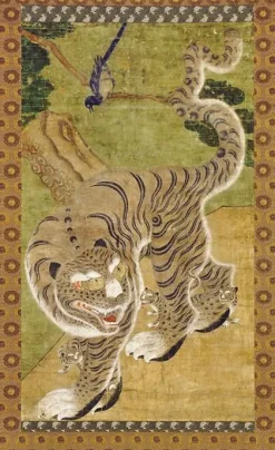 Best Boutiques de musées Tigre avec ses trois petits (détail) (panneaux aluminium)