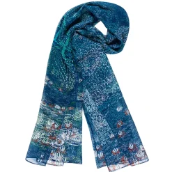Hot Boutiques de musées Étole Claude Monet - Harmonie Bleue 60x180 cm