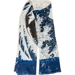 New Boutiques de musées Étole Hokusai - La grande vague - 200 x 106 cm