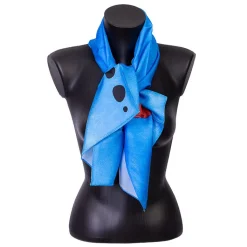 Boutiques de musées Foulards, Étoles, Châles-Étole Joan Miró Bleu II - 76x100cm - Brochier Soieries