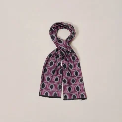 Boutiques de musées Foulards, Étoles, Châles-Étole Louis XIV - Mauve - The French Game