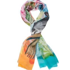 Boutiques de musées Foulards, Étoles, Châles-Étole Perroquets